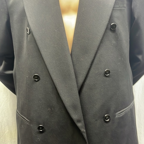 Jean-Paul Germain Men's Black Wool Jacket Blazer - Picture 4 of 14